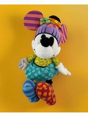 Disney Minnie Mouse Plush Romero Britto 17.71" Disney Britto